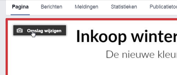 Facebook Omslagfoto Wijzigen