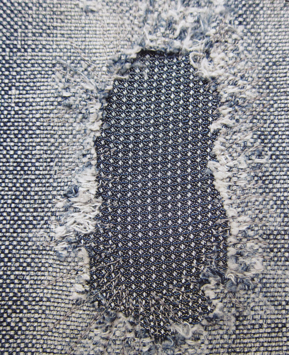 patched denim